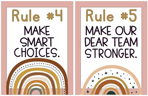 Rule #4 and #5